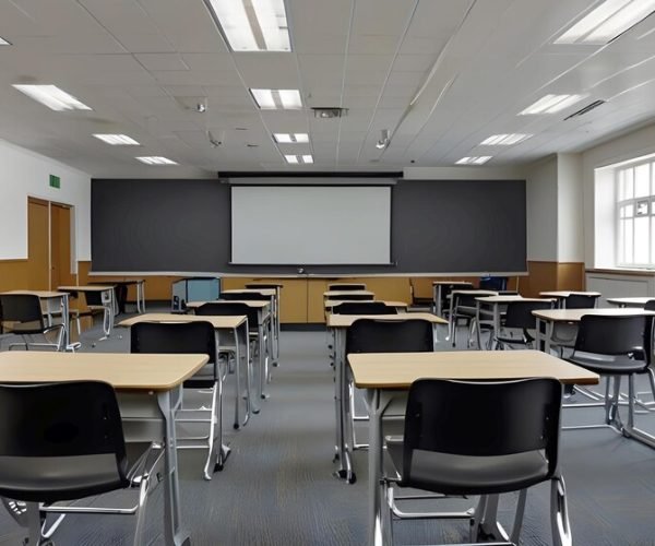 classroom-with-rows-desks-chairs-featuring-projector-screen-front-ideal-depict_1022170-1389