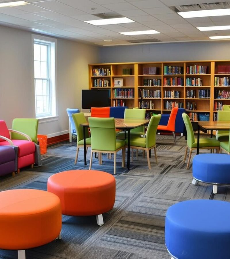 colorful-modern-library-interior-with-comfortable-seating-large-bookcase_648736-6347